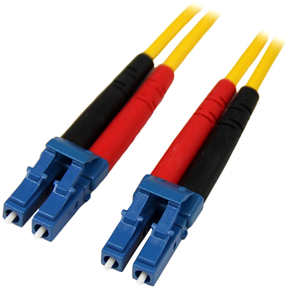 StarTech.com 1m Fiber Optic Cable - Single-Mode Duplex 9/125 - LSZH - LC/LC - OS1 - LC to LC Fiber Patch Cable - SMFIBLCLC1