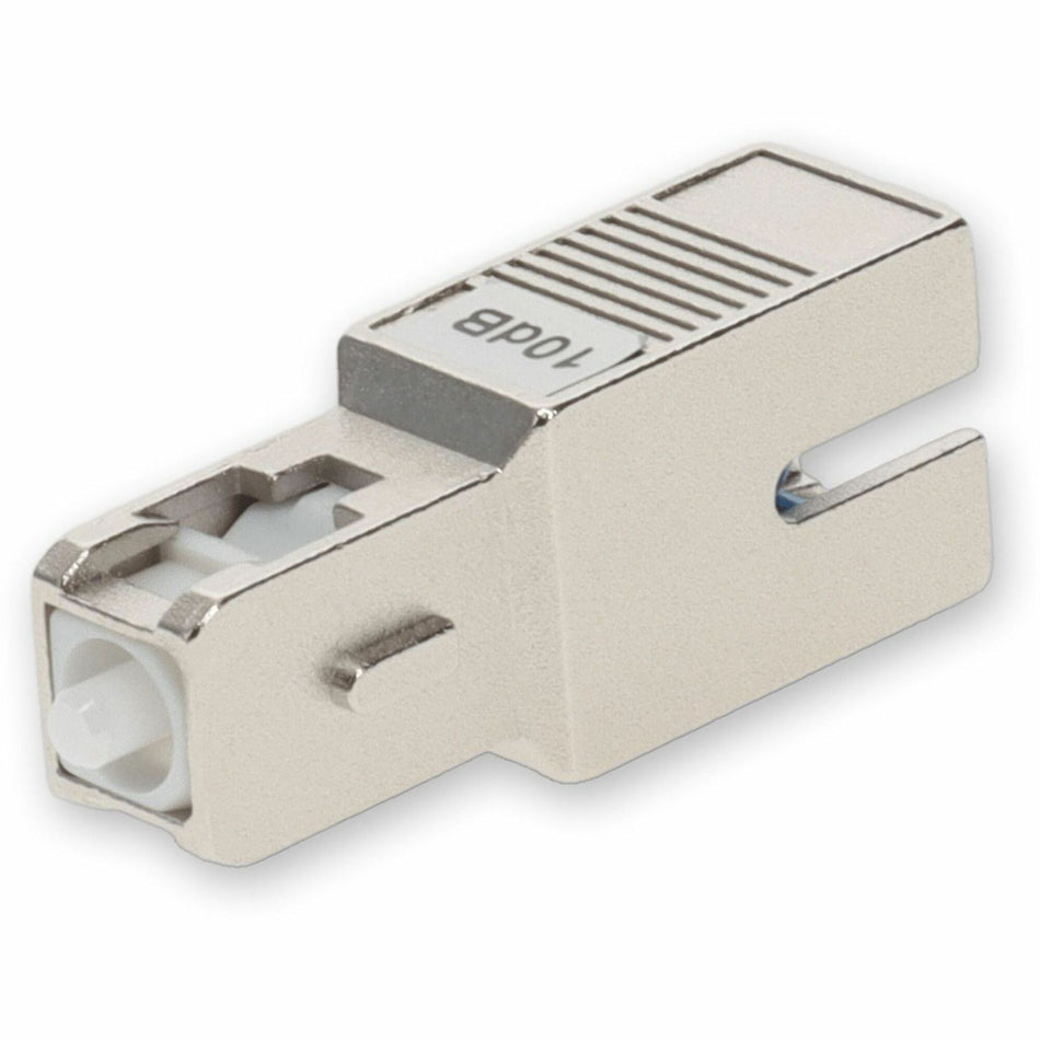 AddOn 2-Pack of 10dB fixed SC Male to SC Female OS1 SMF Simplex Fiber Attenuators - ADD-ATTN-SCPC-10DB