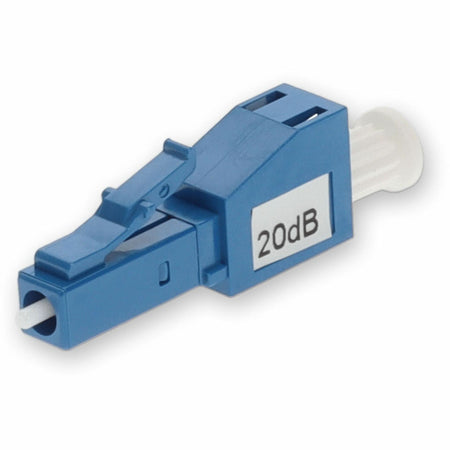 AddOn 2-Pack of 20dB fixed LC Male to LC Female OS1 SMF Simplex Fiber Attenuators - ADD-ATTN-LCPC-20DB