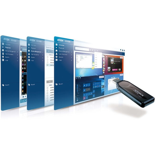 ATEN Control Center Video Session Recorder - Complete Product - 8 Node - Standard-TAA Compliant - CCVSR08