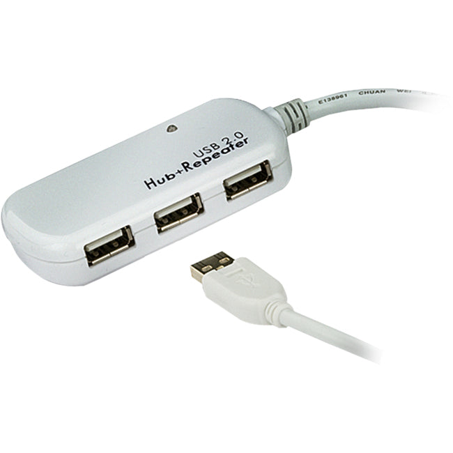 ATEN 4-port USB 2.0 Extender Hub-TAA Compliant - UE2120H