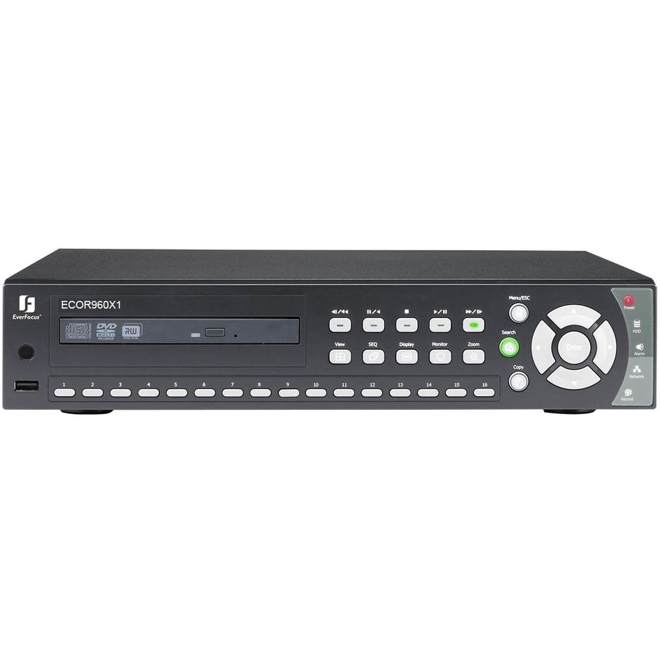 EverFocus ECOR960-16X1 16 Channel WD1 / 960H DVR - 1 TB HDD - ECOR960-16X1/1T