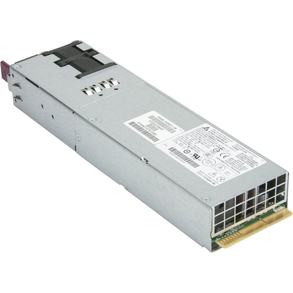 Supermicro 1600W 1U Redundant Power Supply - PWS-1K66P-1R