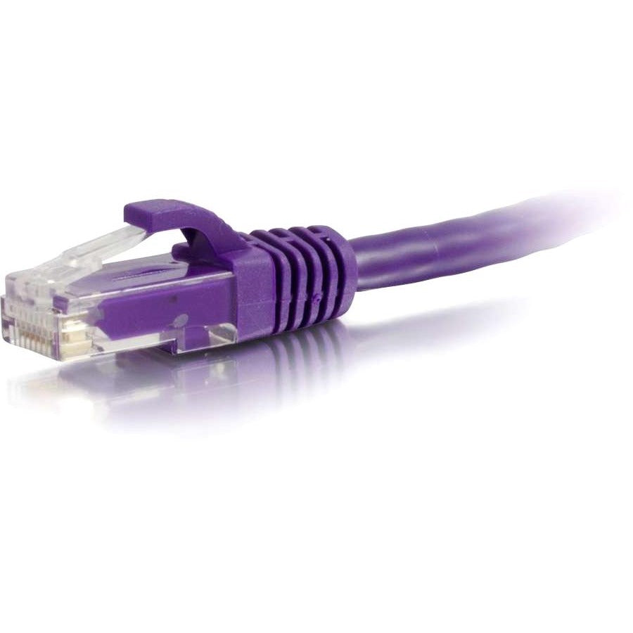 C2G 6in Cat5e Snagless Unshielded (UTP) Network Patch Cable - Purple - 00938
