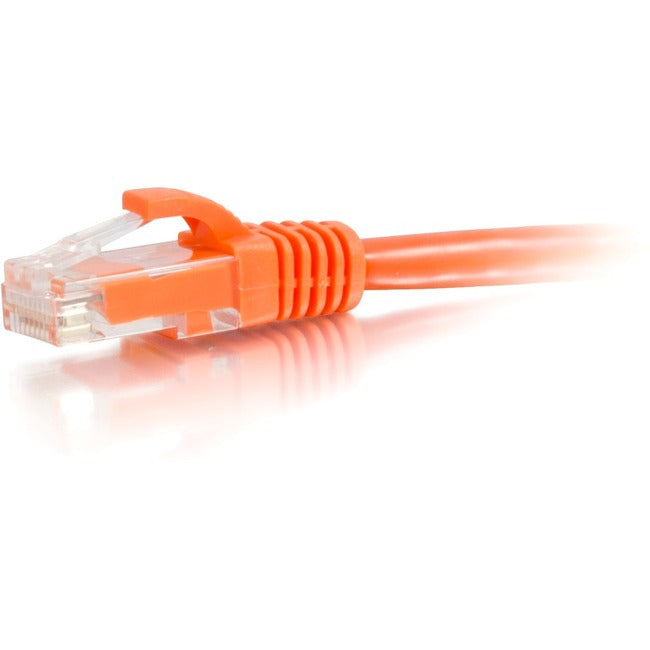 C2G 6in Cat6 Snagless Unshielded (UTP) Network Patch Cable - Orange - 00957