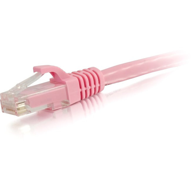 C2G 6in Cat6 Snagless Unshielded (UTP) Network Patch Cable - Pink - 00960