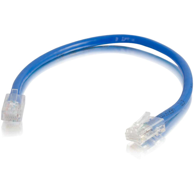 C2G 6in Cat6 Non-Booted Unshielded (UTP) Network Patch Cable - Blue - 00962