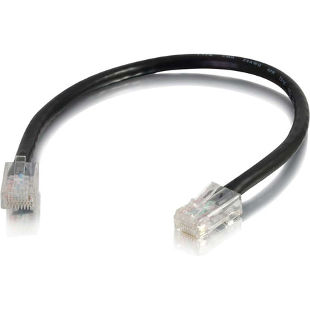 C2G 6in Cat6 Ethernet Cable - Non-Booted Unshielded (UTP) - Black - 00963