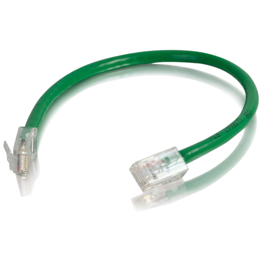 C2G 6in Cat6 Non-Booted Unshielded (UTP) Network Patch Cable - Green - 00964