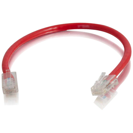 C2G 6in Cat6 Non-Booted Unshielded (UTP) Network Patch Cable - Red - 00965