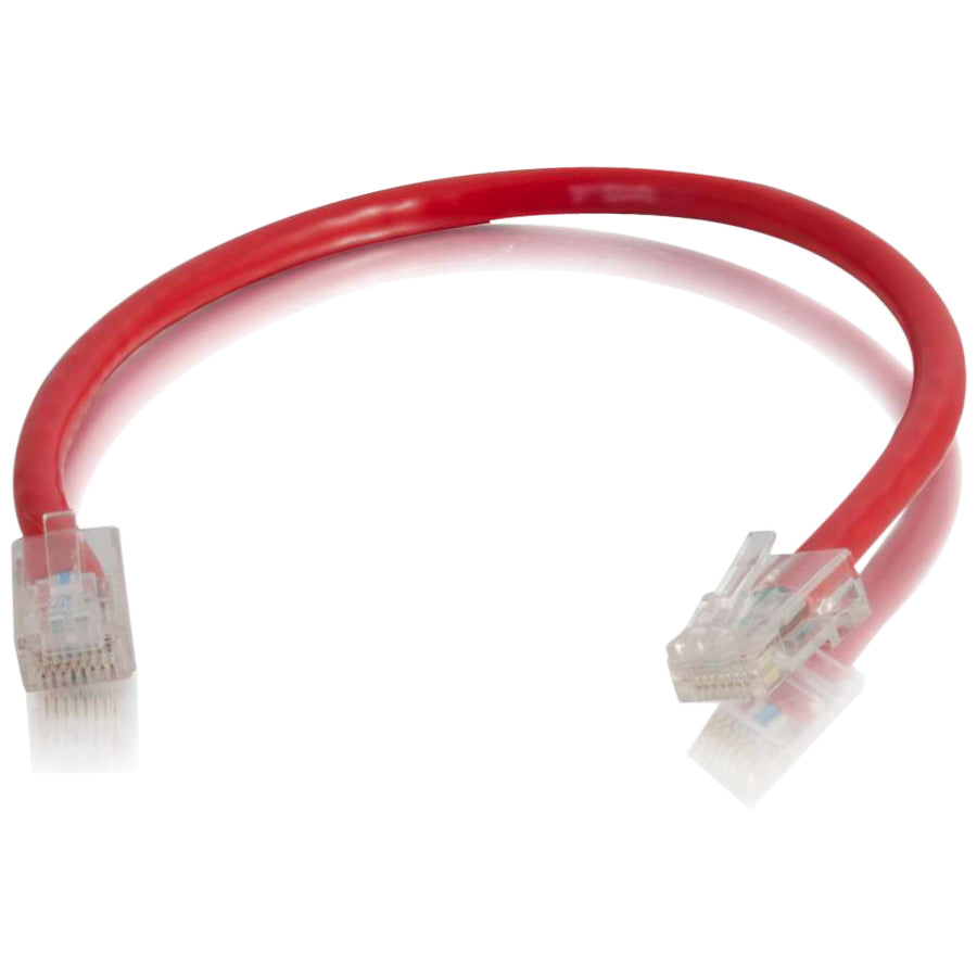 C2G 6in Cat6 Non-Booted Unshielded (UTP) Network Patch Cable - Red - 00965