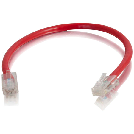 C2G 6in Cat6 Non-Booted Unshielded (UTP) Network Patch Cable - Red - 00965