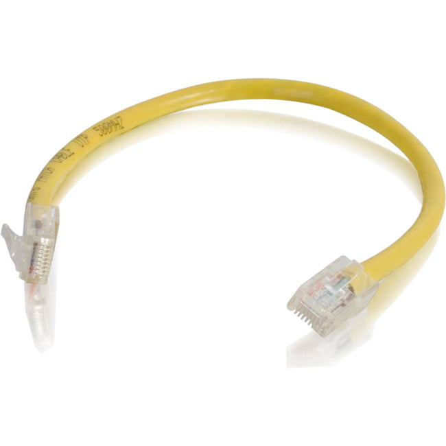 C2G 6in Cat6 Non-Booted Unshielded (UTP) Network Patch Cable - Yellow - 00966