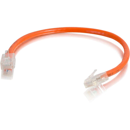 C2G 6in Cat6 Non-Booted Unshielded (UTP) Network Patch Cable - Orange - 00967