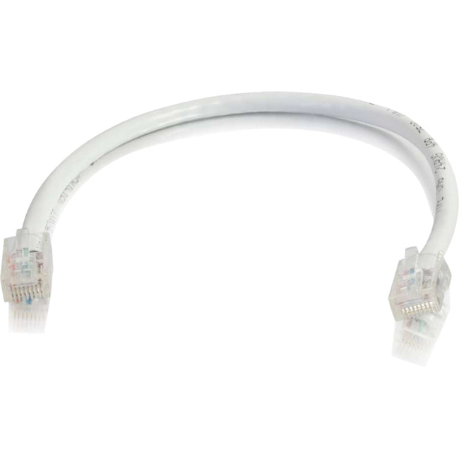 C2G 6in Cat6 Non-Booted Unshielded (UTP) Network Patch Cable - White - 00969