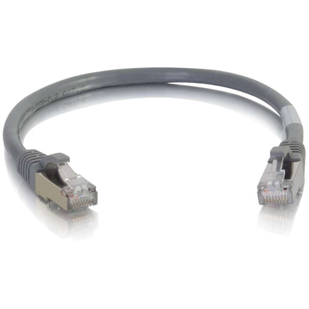 C2G 6in Cat6a Snagless Shielded (STP) Network Patch Cable - Gray - 00971