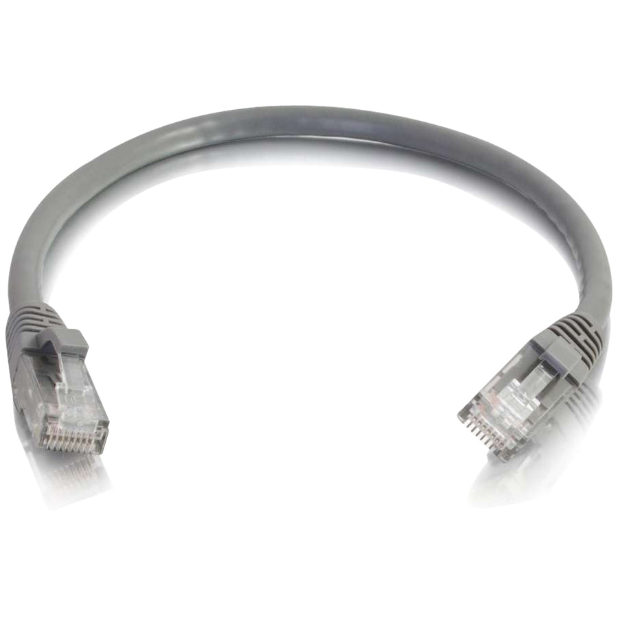C2G 6in Cat6a Snagless Unshielded (UTP) Network Patch Ethernet Cable-Gray - 00972
