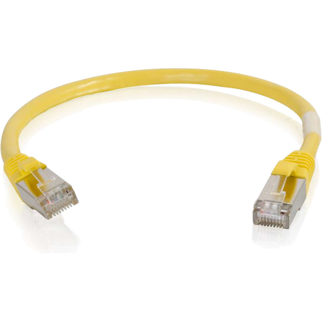 C2G 6in Cat6 Snagless Shielded (STP) Network Patch Cable - Yellow - 00984