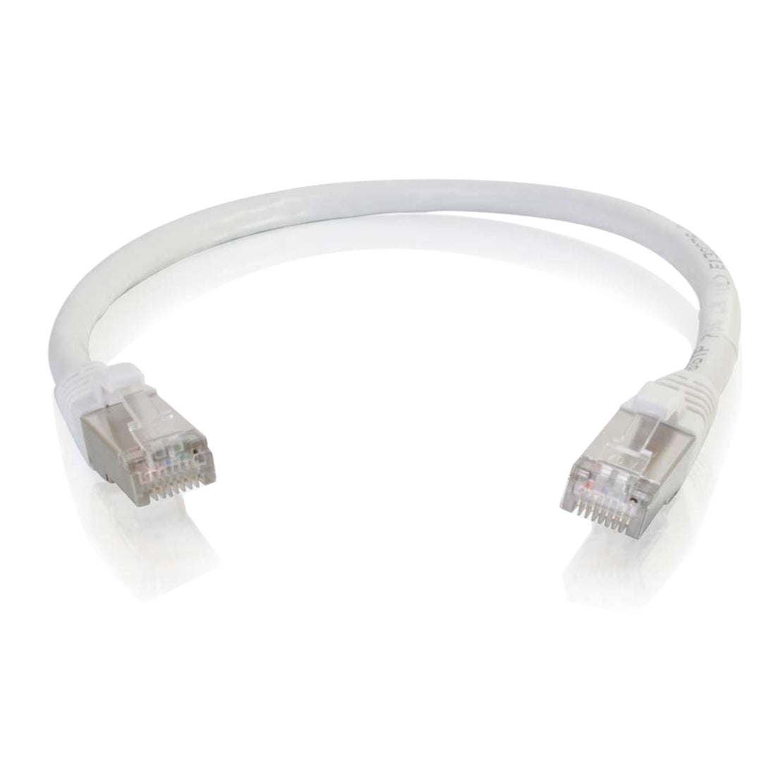 C2G 6in Cat6 Snagless Shielded (STP) Network Patch Cable - White - 00987