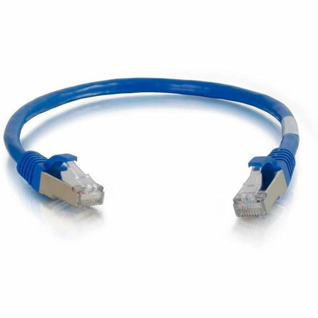 C2G 6in Cat6 Snagless Shielded (STP) Network Patch Cable - Blue - 00980