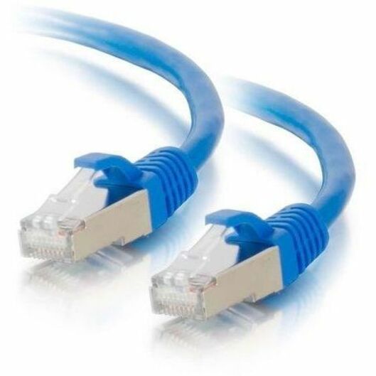 C2G 6in Cat6 Snagless Shielded (STP) Network Patch Cable - Blue - 00980