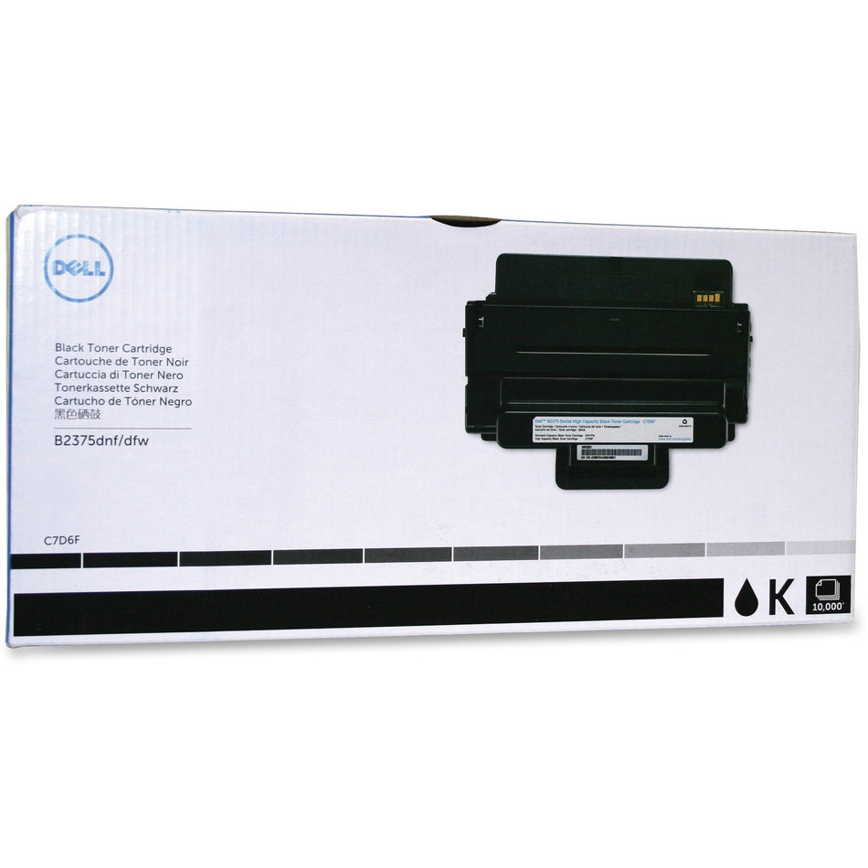 Dell Original High Yield Laser Toner Cartridge - Black - 1 Each - C7D6F