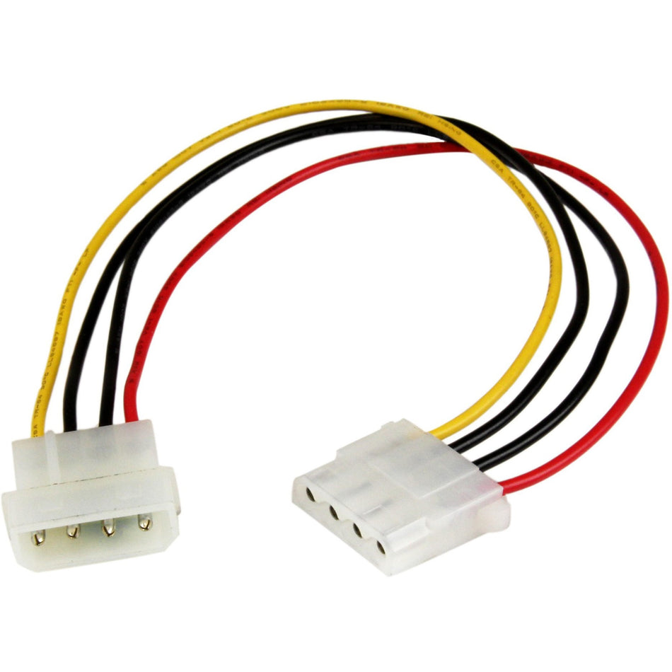 StarTech.com 12in LP4 Power Extension Cable - M/F - LP4POWEXT12