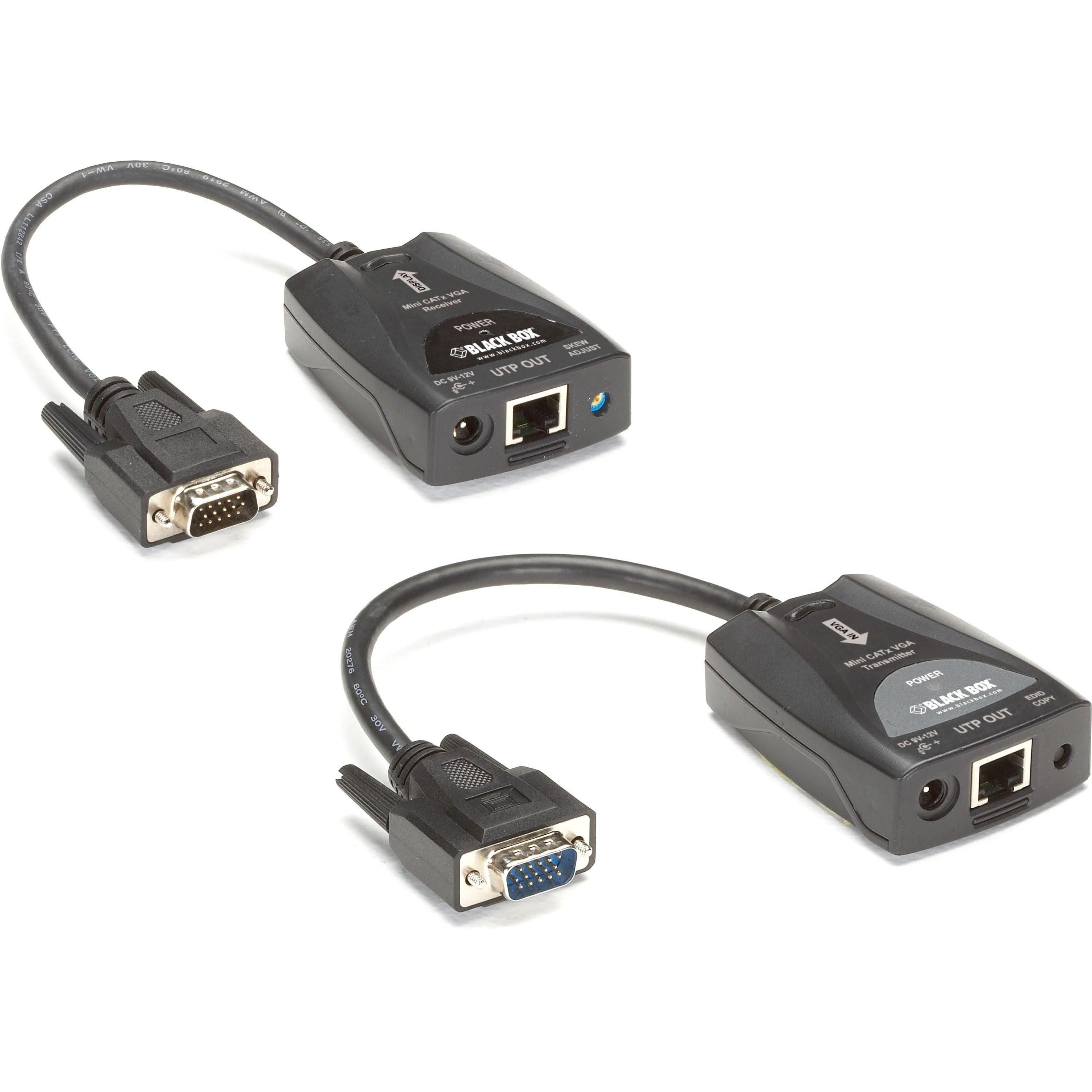 Black Box Mini CATx VGA Extender Kit - VX-VGA520-K