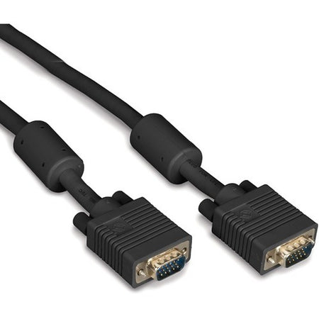 Black Box VGA Video Cable Ferrite Core - Male/Male, Black, 50-ft. (15.2-m) - EVNPS06B-0050-MM