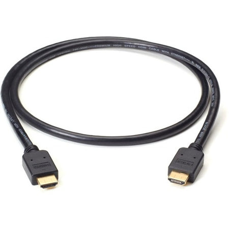 Black Box High-Speed HDMI Cable with Ethernet - Male/Male, 3-m (9.8ft.) - VCB-HDMI-003M
