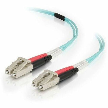 C2G 2m LC-LC 50/125 Duplex Multimode OM4 Fiber Cable - Aqua - 6ft - 00998