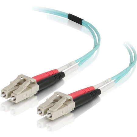 C2G 6m LC-LC 50/125 Duplex Multimode OM4 Fiber Cable - Aqua - 20ft - 01002
