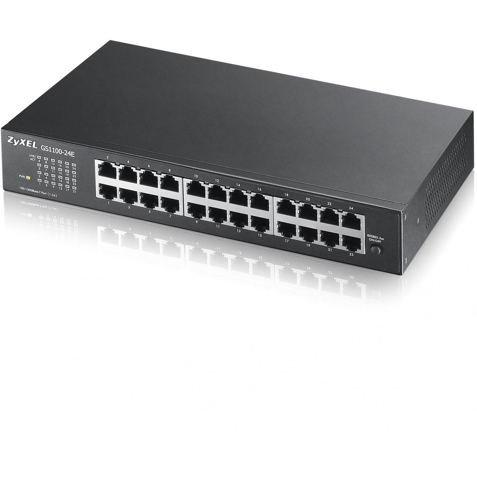 ZYXEL 24-Port GbE Unmanaged Switch - GS1100-24E