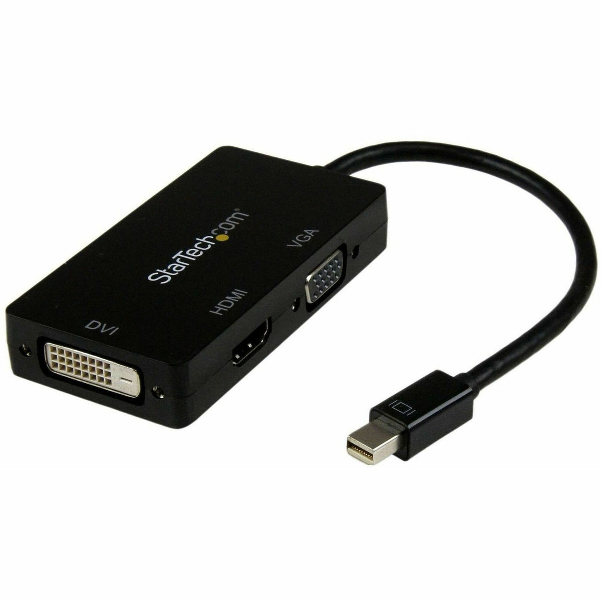 StarTech.com Mini DisplayPort Adapter - 3-in-1 - 1080p - Monitor Adapter - Mini DP to HDMI / VGA / DVI Adapter Hub - MDP2VGDVHD