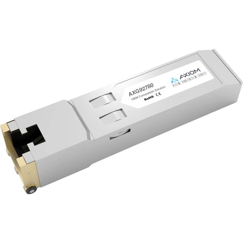 1000BASE-T SFP Transceiver for Cisco - DS-SFP-GE-T - TAA Compliant - AXG92780