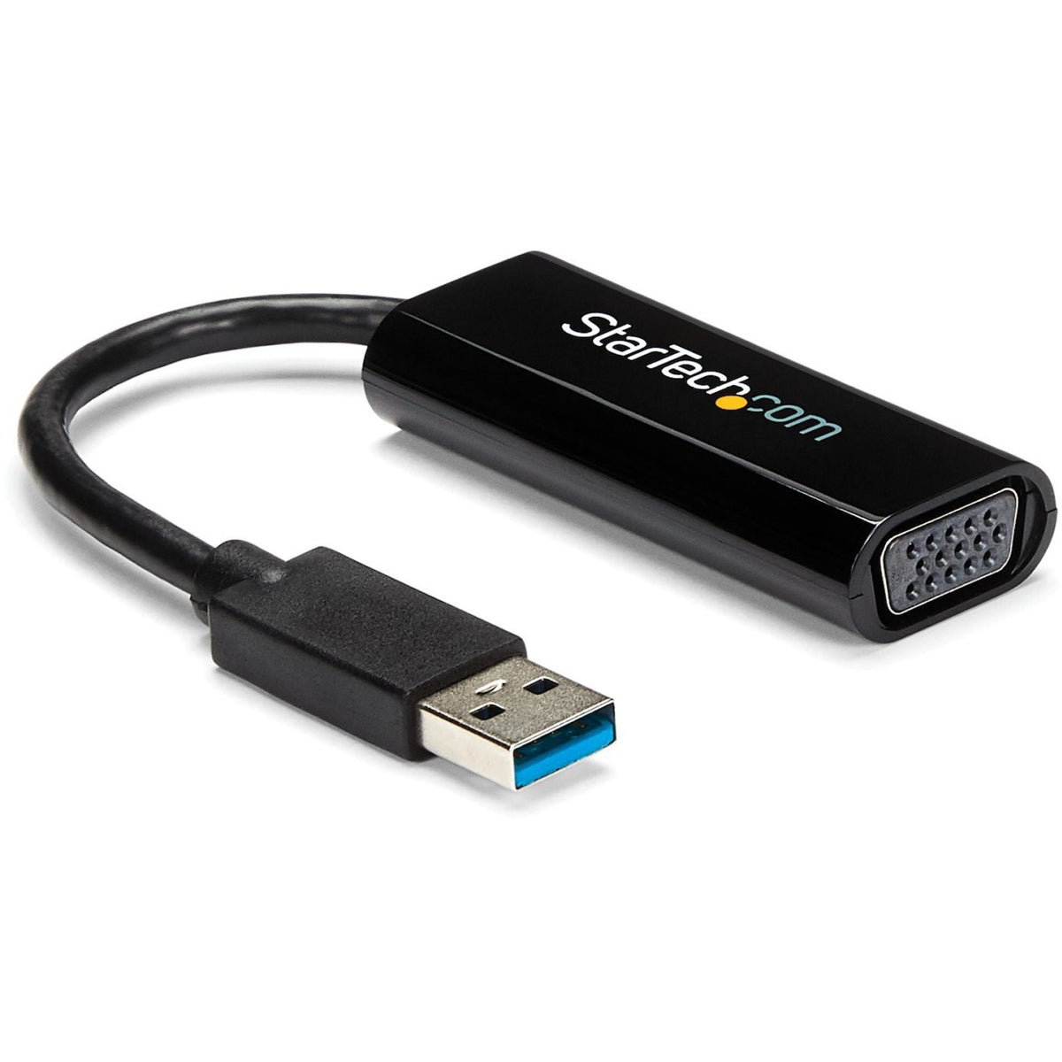 StarTech.com USB 3.0 to VGA Adapter, USB to VGA Monitor Converter for Windows, Slim (no support for macOS/ChromeOS/Linux) - TAA - USB32VGAES