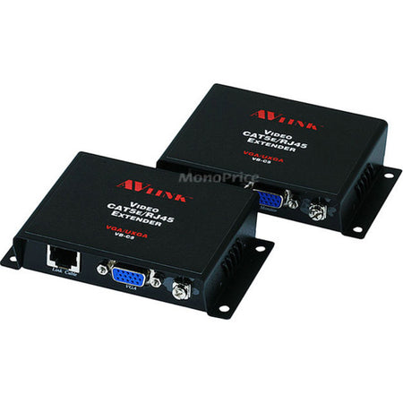 Monoprice VGA/UXGA CAT5/RJ45 100 Meters Extender Kit - Balun - 5034