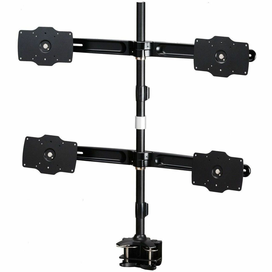 Amer Mounts Quad Monitor Clamp mount Supports Flat Panel Size up to 32" AMR4C32 - AMR4C32