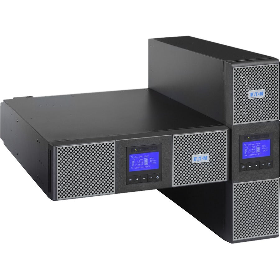 Eaton 9PX 8000VA 7200W 120V/208V Online Double-Conversion UPS - Hardwired Input, 1 L6-30R, 2 L14-30R, Hardwired Output, Cybersecure Network Card, Extended Run, 6U - 9PX8KSP