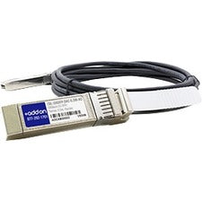 AddOn Dell Force10 CBL-10GSFP-DAC-0.5M Compatible TAA Compliant 10GBase-CU SFP+ to SFP+ Direct Attach Cable (Passive Twinax, 0.5m) - CBL-10GSFP-DAC-0.5M-AO