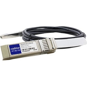 AddOn Arista Networks CAB-SFP-SFP-0.5M Compatible TAA Compliant 10GBase-CU SFP+ to SFP+ Direct Attach Cable (Passive Twinax, 0.5m) - CAB-SFP-SFP-0.5M-AO