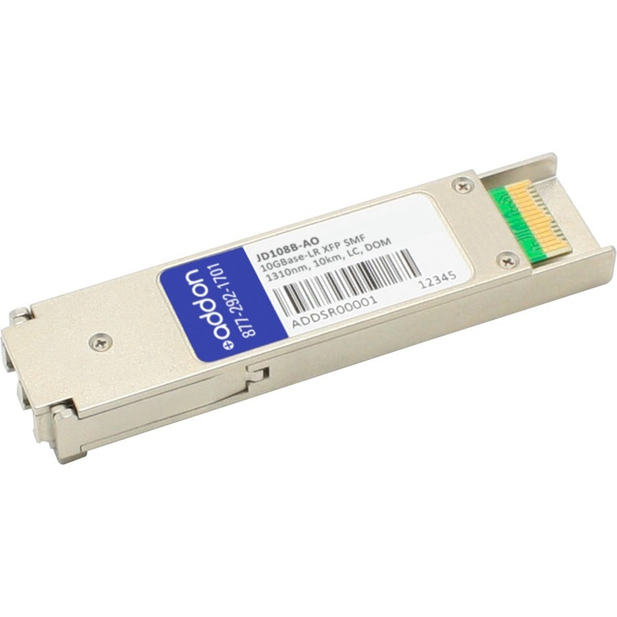 AddOn HP JD108B Compatible TAA Compliant 10GBase-LR XFP Transceiver (SMF, 1310nm, 10km, LC, DOM) - JD108B-AO