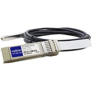 AddOn EMC SFP-TWNACT-1M Compatible TAA Compliant 10GBase-CU SFP+ to SFP+ Direct Attach Cable (Active Twinax, 1m) - SFP-TWNACT-1M-AO