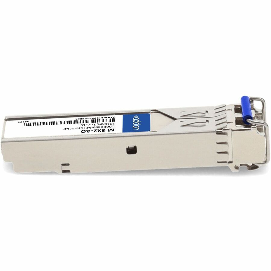 Brocade (Formerly) M-SX2 Compatible TAA Compliant 1000Base-MX SFP Transceiver (MMF, 1310nm, 2km, LC) - M-SX2-AO