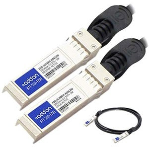 Cisco SFP-H10GB-CU2M to Brocade (Formerly) 10G-SFPP-TWX-0201 Compatible TAA Compliant 10GBase-CU SFP+ to SFP+ Direct Attach Cable (Active Twinax, 2m) - ADD-SCISBRA-ADAC2M