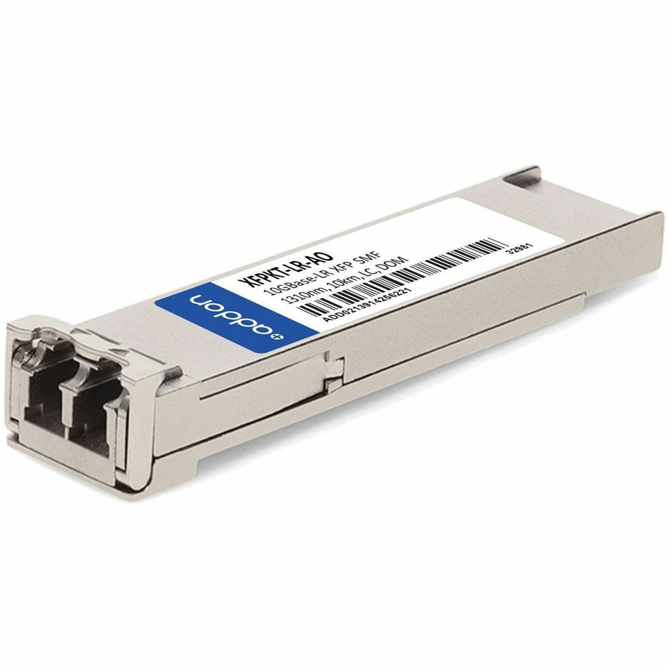 AddOn NetOptics XFPKT-LR Compatible TAA Compliant 10GBase-LR XFP Transceiver (SMF, 1310nm, 10km, LC, DOM) - XFPKT-LR-AO