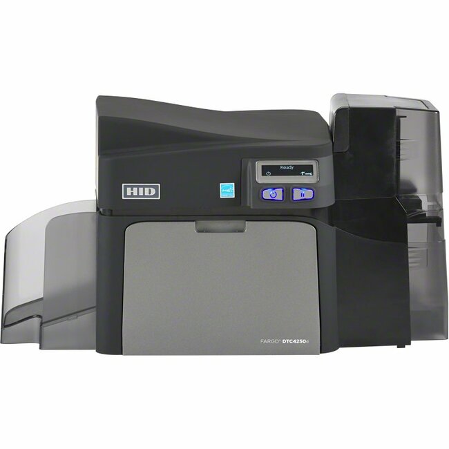 Fargo DTC4250e Single Sided Desktop Dye Sublimation/Thermal Transfer Printer - Color - Card Print - Ethernet - USB - 052000