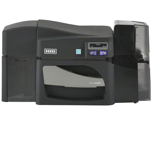 Fargo DTC4500E Single Sided Desktop Dye Sublimation/Thermal Transfer Printer - Card Print - Fast Ethernet - USB - 055010