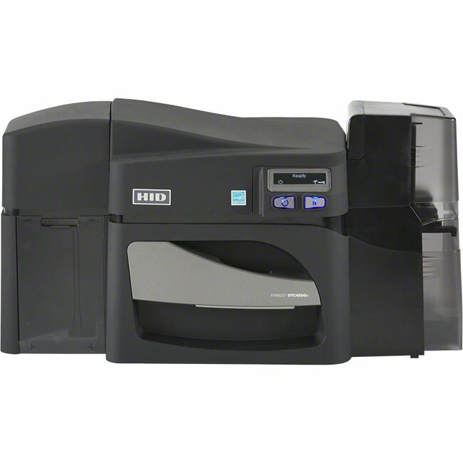 Fargo DTC4500E Single Sided Desktop Dye Sublimation/Thermal Transfer Printer - Color - Card Print - Fast Ethernet - USB - 055020