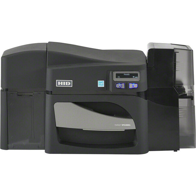 Fargo DTC4500E Single Sided Desktop Dye Sublimation/Thermal Transfer Printer - Color - Card Print - Fast Ethernet - USB - 055030